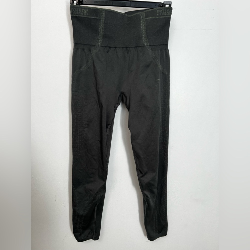 Gymshark Charcoal Leggings Tummy Control Band